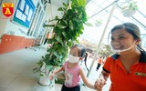 Diễn tập phương án đón trẻ mầm non, tiểu học trở lại trường